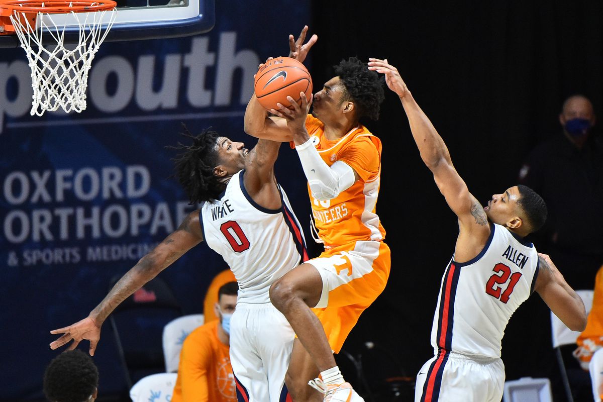NCAA Basketball: Tennessee at Mississippi