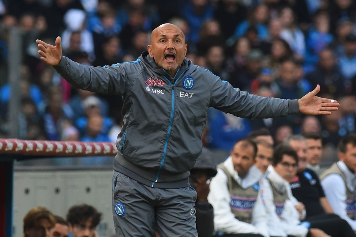 Luciano Spalletti coach of SSC Napoli during the Serie A...
