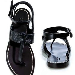 Rag & Bone Sigrid Ankle Strap Sandals, $290 at <a href=”http://www.scoopnyc.com/shoes-and-handbags/shoes/flats/sigrid-ankle-strap-sandals”>Scoop NYC</a>.