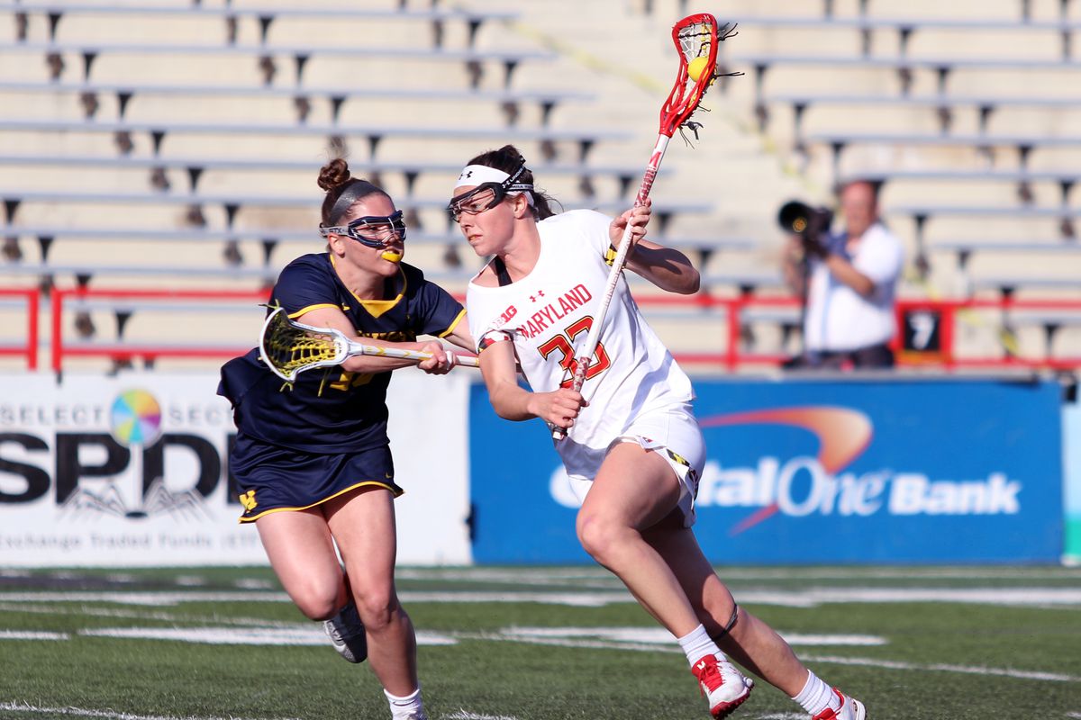 Maryland women’s lacrosse Erica Evans vs. Michigan
