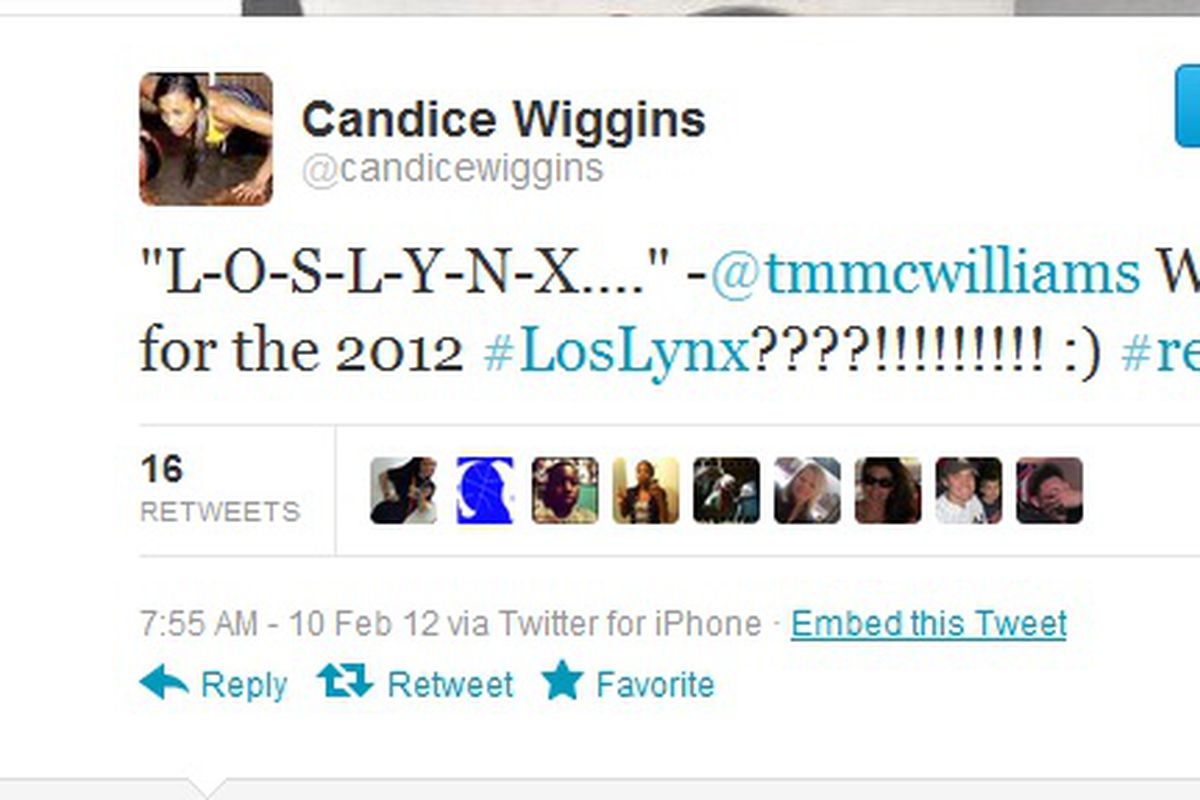Candice Wiggins and the Minnesota Lynx are #reloaded