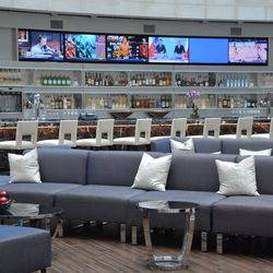 The Lobby Bar at the Marriott Marquis.