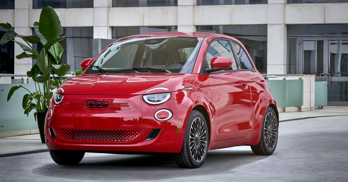 The Fiat 500e is a tiny, affordable EV that’s only emission is classical music