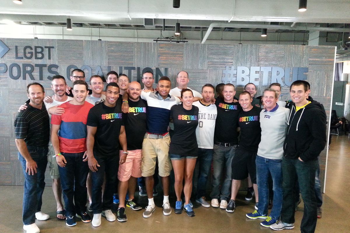 Some of the athletes who have come out on Outsports attended the 2014 Nike LGBT Sports Summit.