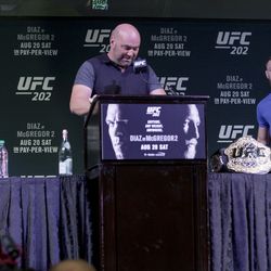 UFC 202 press conference photos