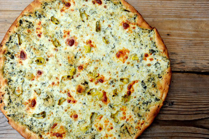 Artichoke Basille’s pizza