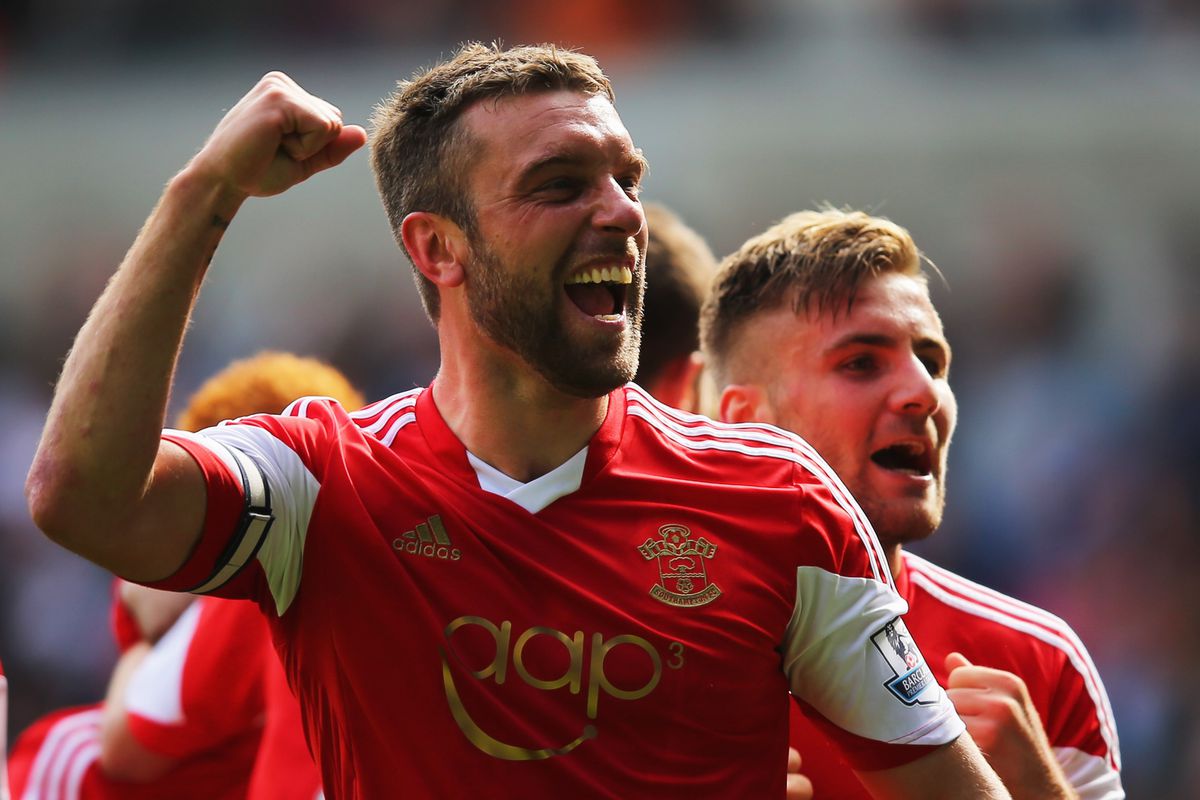 Southampton's Ricky Lambert celebrates last week's winning goal