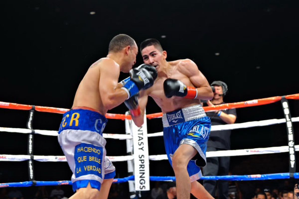 Leo Santa Cruz will get his first shot at a world title on June 2, when he faces Vusi Malinga. (Photo by <a href="http://www.fantasyspringsresort.com" target="new">Fantasy Springs Resort</a>)