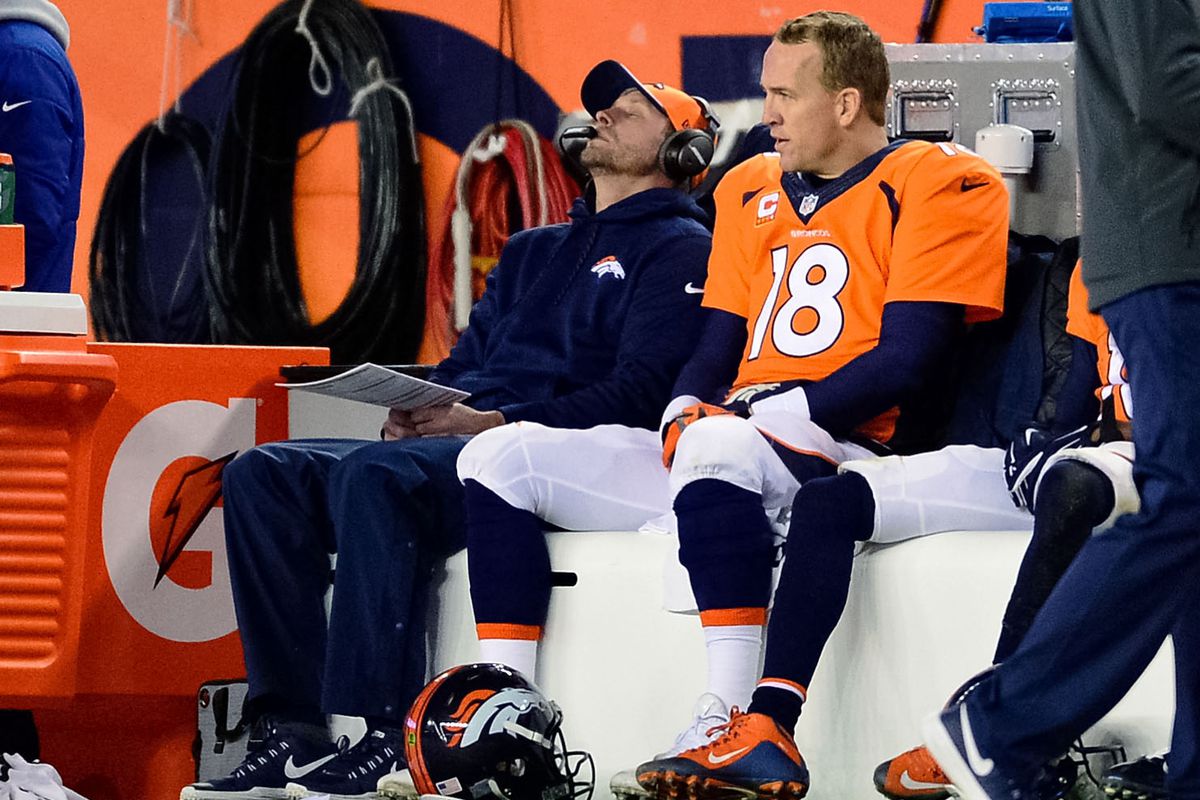 Peyton Manning and offensive coordinator Adam Gase looked lost against the Colts.