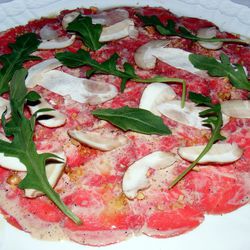 Carpaccio Piedmontese from Carbone by <a href="http://www.flickr.com/photos/37619222@N04/8685422101/in/pool-eater">The Food Doc</a>