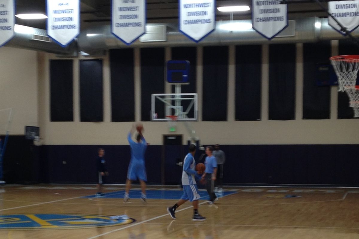 Fournier (shooting) and Miller working with Tim Grgurich.