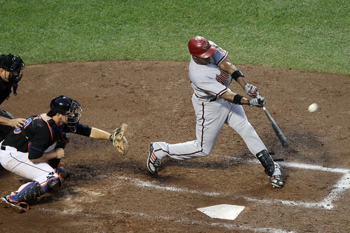 Justin Upton drives in another run. Will we ever see this again in an Arizona uniform?