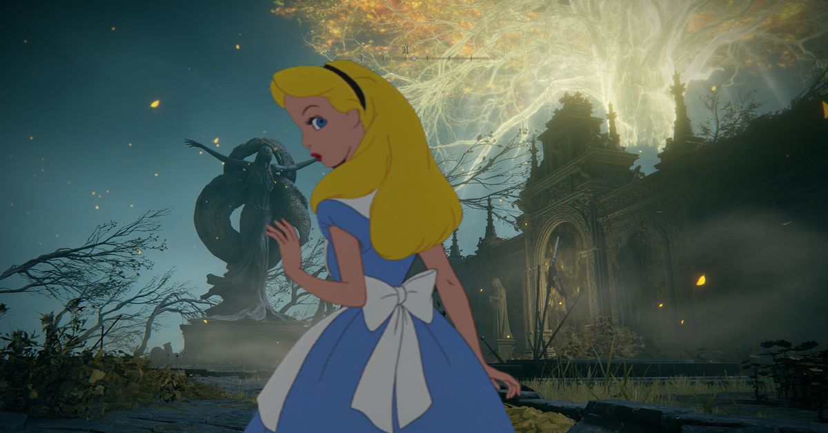 Die Welt von Elden Ring sieht aus wie Alice im Wunderland