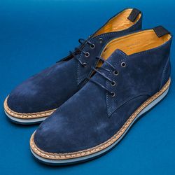 Soulland navy 'Frimand' boots, <a href="http://swords-smith.com/products/soulland-frimand-boot-navy">$245</a> at Swords-Smith
