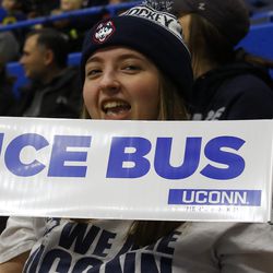 The New Hampshire Wildcats take on the UConn Huskies in a men’s college hockey game at the XL Center in Hartford, CT on January 25, 2019.