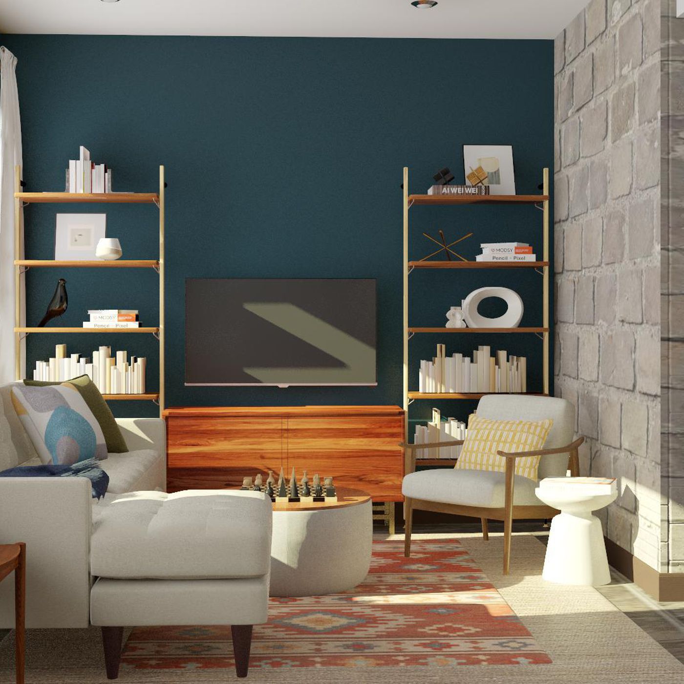 Virtual Home Makeover Testing Modsy Havenly Ikea On My Nyc Apartment The Verge,Wood Jewelry Box Design Ideas