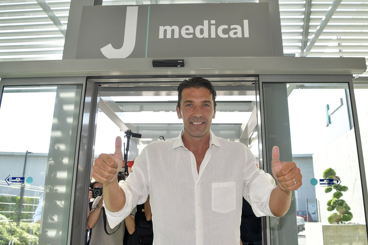 New Juventus Signing Gianluigi Buffon Medical Tests...