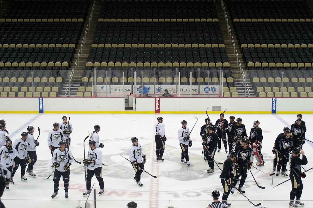 Pens prospects took to the ice at CEC for the annual prospect scrimmage.