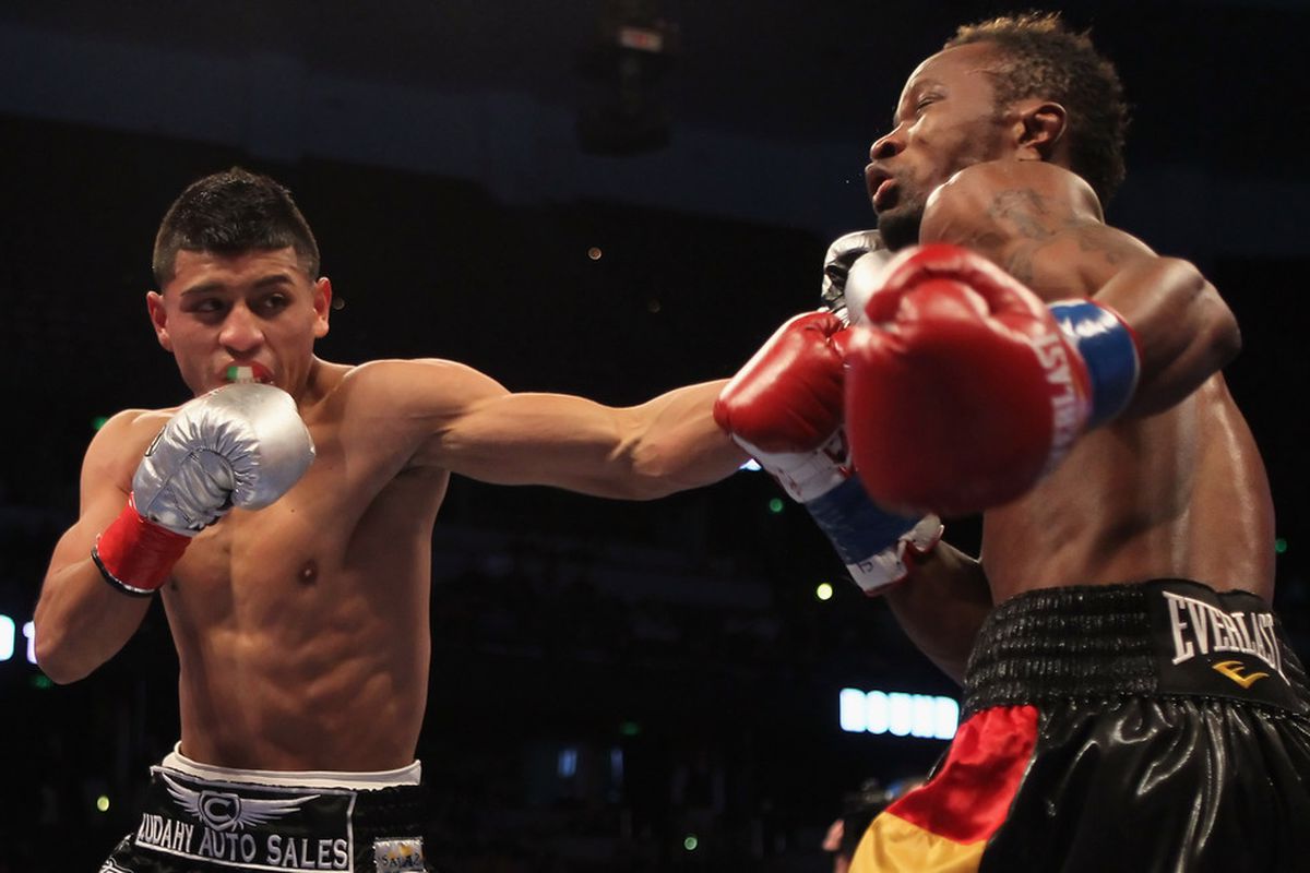 Abner Mares has vacated his IBF bantamweight title and will be moving up in weight. (Photo by Jeff Gross/Getty Images)