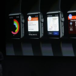 Apple CEO Tim Cook speaks at an event to announce new products and an update to the Apple Watch at Apple headquarters, Monday, March 21, 2016, in Cupertino, Calif. 