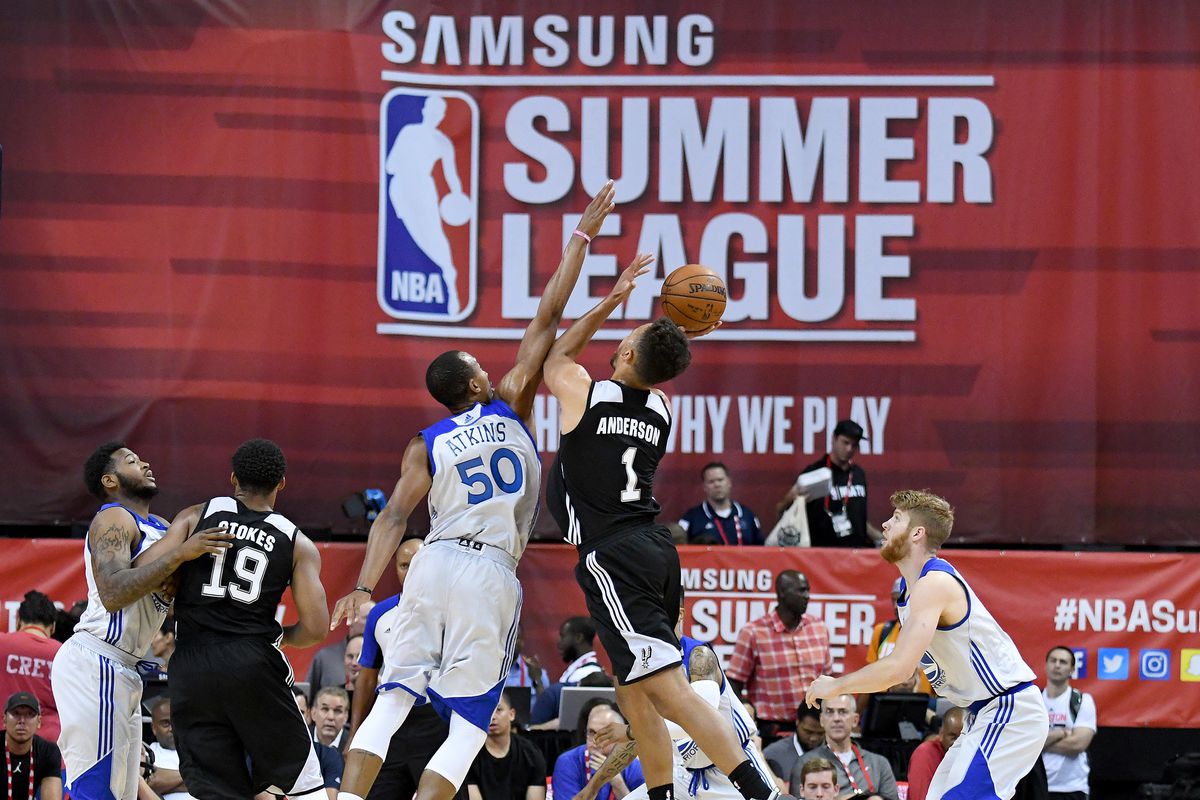 NBA: Summer League-San Antonio Spurs vs Golden State Warriors