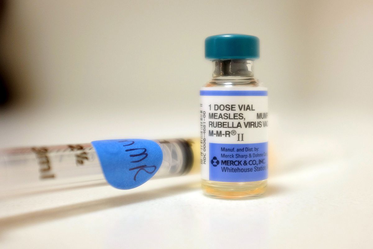 An MMR vaccine.