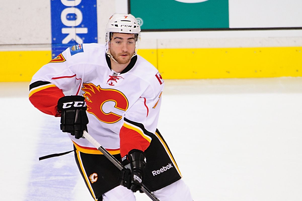 TJ Brodie has at long last re-signed with the Flames.