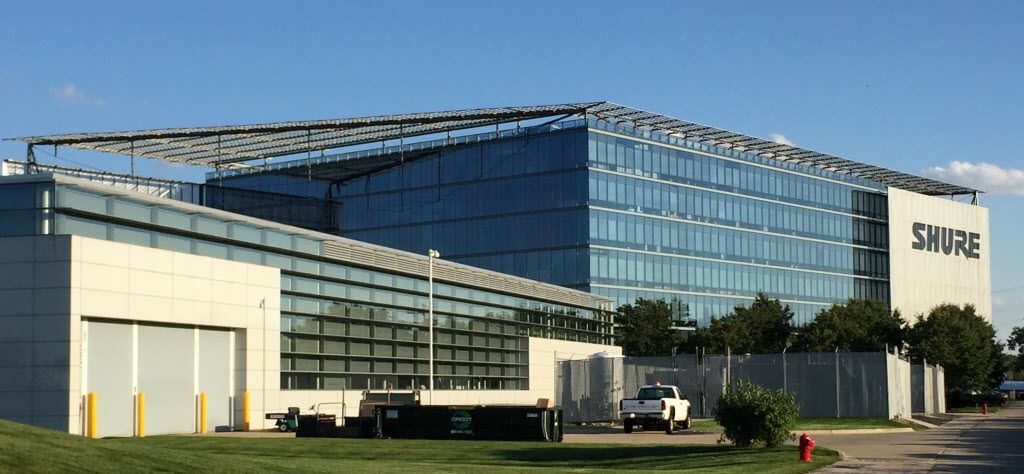 The Shure headquarters building in Niles was designed by Helmut Jahn. | Neil Steinberg/Sun-Times