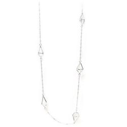 ElaineB necklace, <a href="http://www.stylecable.com/extra_long_five_diamond_silver_necklace">$175</a> at STYLECABLE