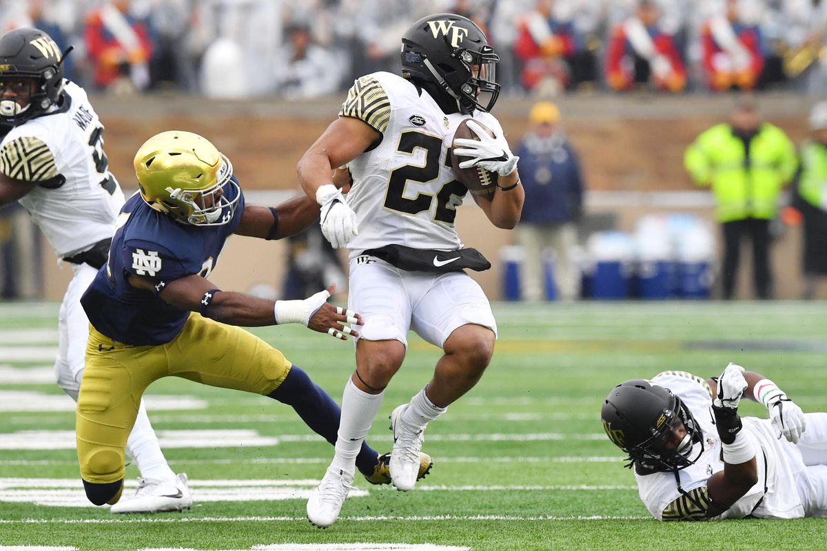 NCAA Football: Wake Forest at Notre Dame