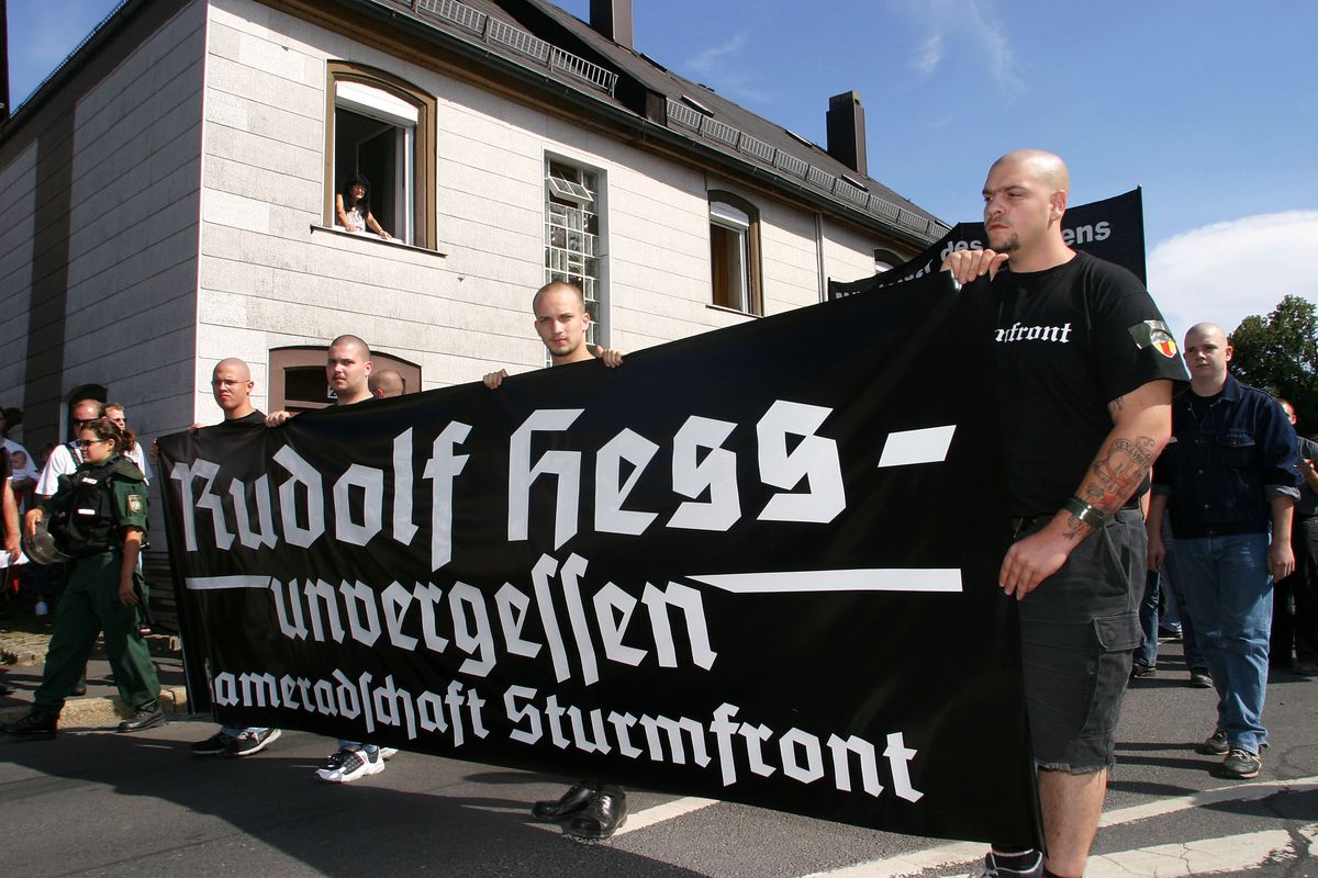 Neo-Nazis Commemorate The Death Of Rudolf Hess