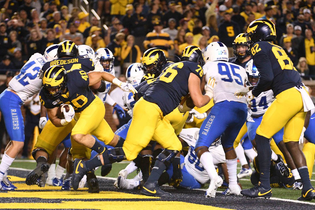 NCAA Football: Middle Tennessee at Michigan