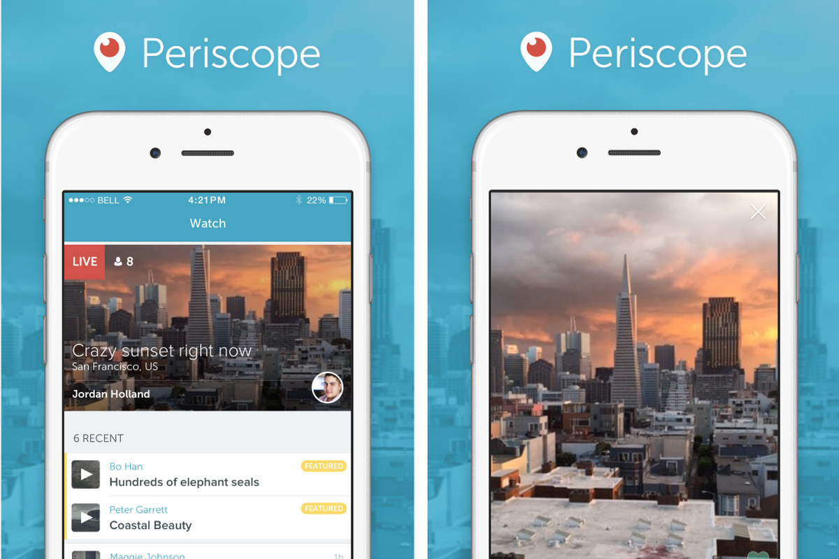Last week, live-streaming app Periscope. app has released its. burst onto t...