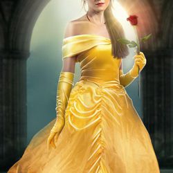 Emma Watson poses as Belle, the Beauty of Disney's live-action remake of its 1991 animated classic, "Beauty and the Beast."