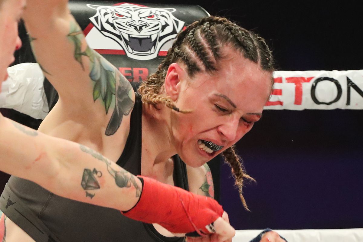 Charisa Sigala broke her leg while getting dropped at BKFC Knucklemania 3