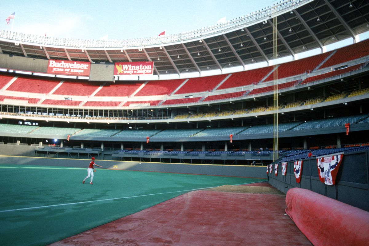 On an action-packed Friday night in Cincinnati, Dave Parker became the first player to homer into Riverfront Stadium's right-field upper deck.