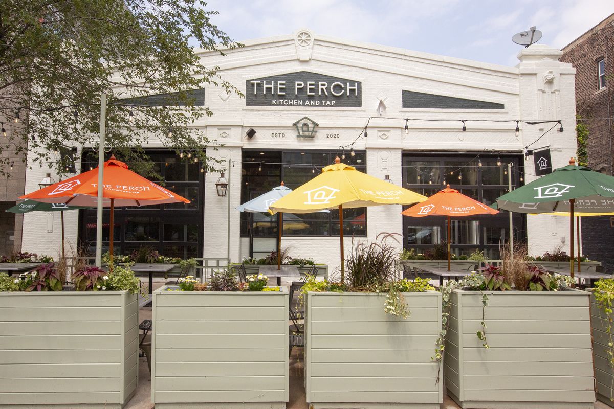 The exterior of the perch.