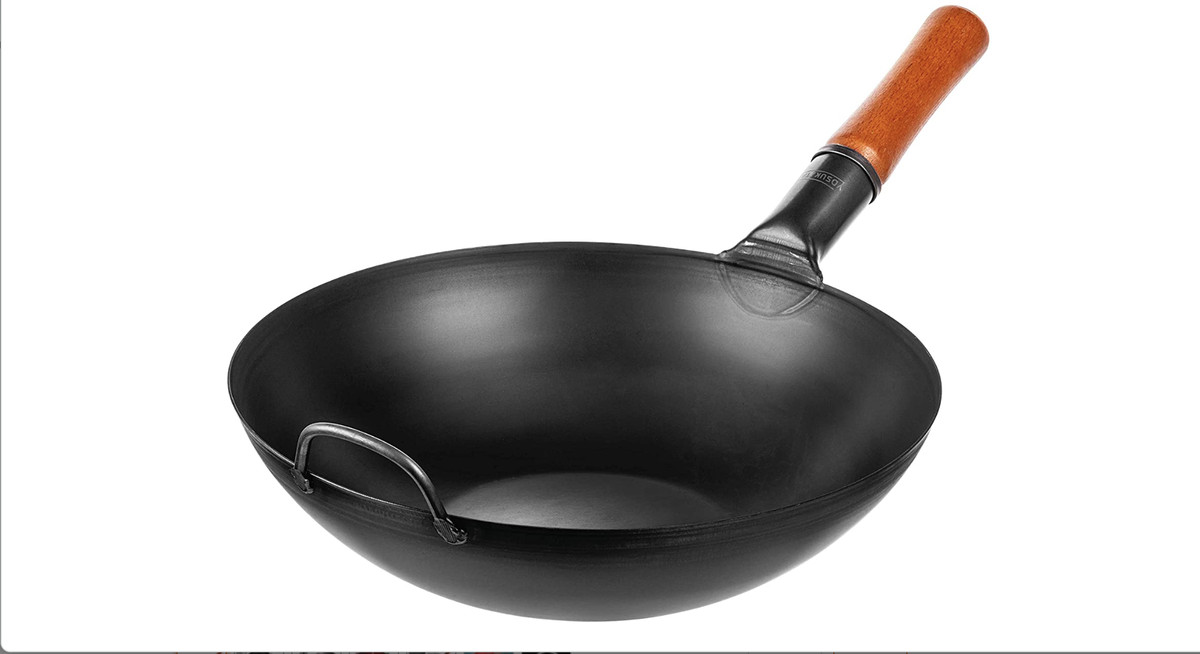 wok with handle