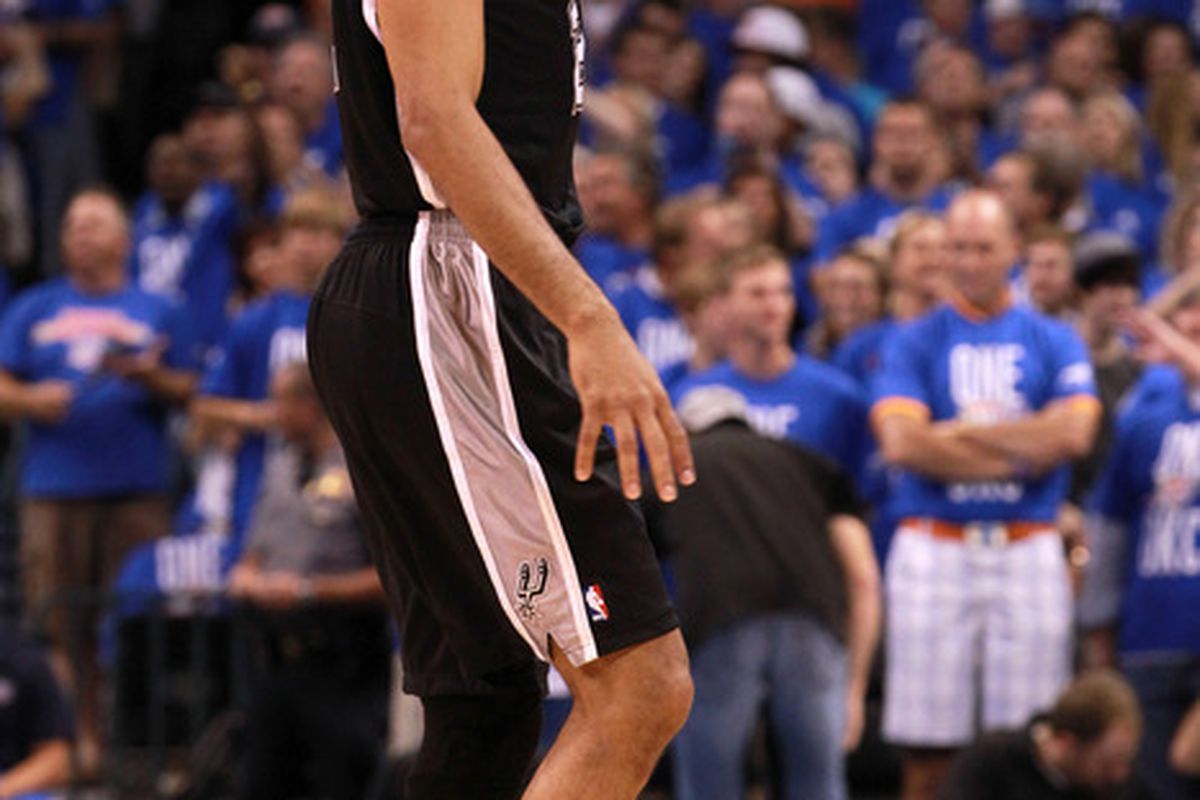 Duncan has an historic - and embarrassing - night. (Photo by Ronald Martinez/Getty Images)
