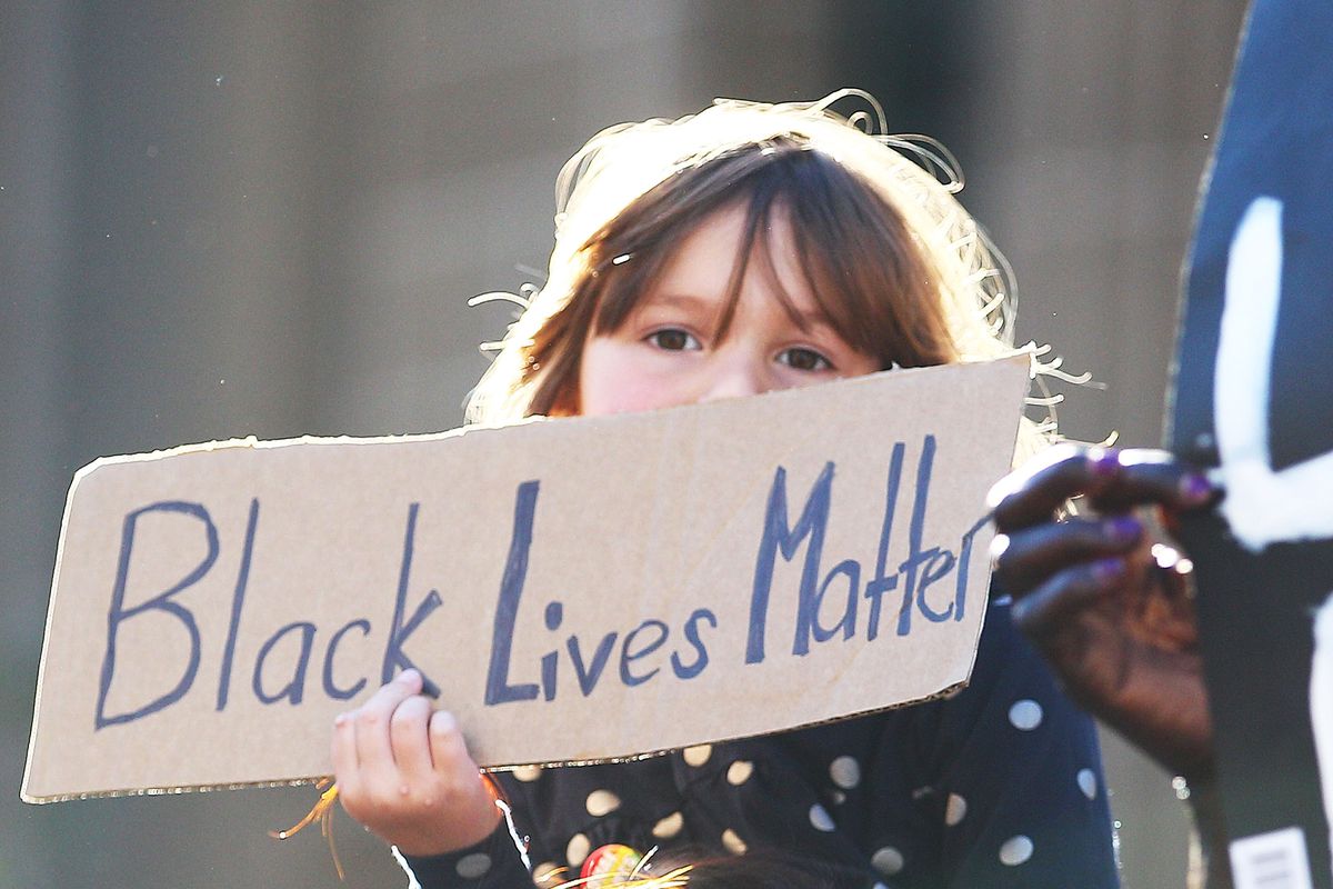 A Black Lives Matter rally in Australia.