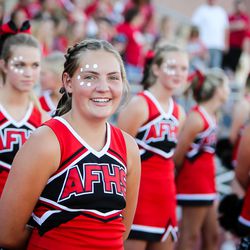 Timpview High School takes on American Fork High School at American Fork High in high school football action in American Fork, Utah on Friday, Aug. 25, 2017.
