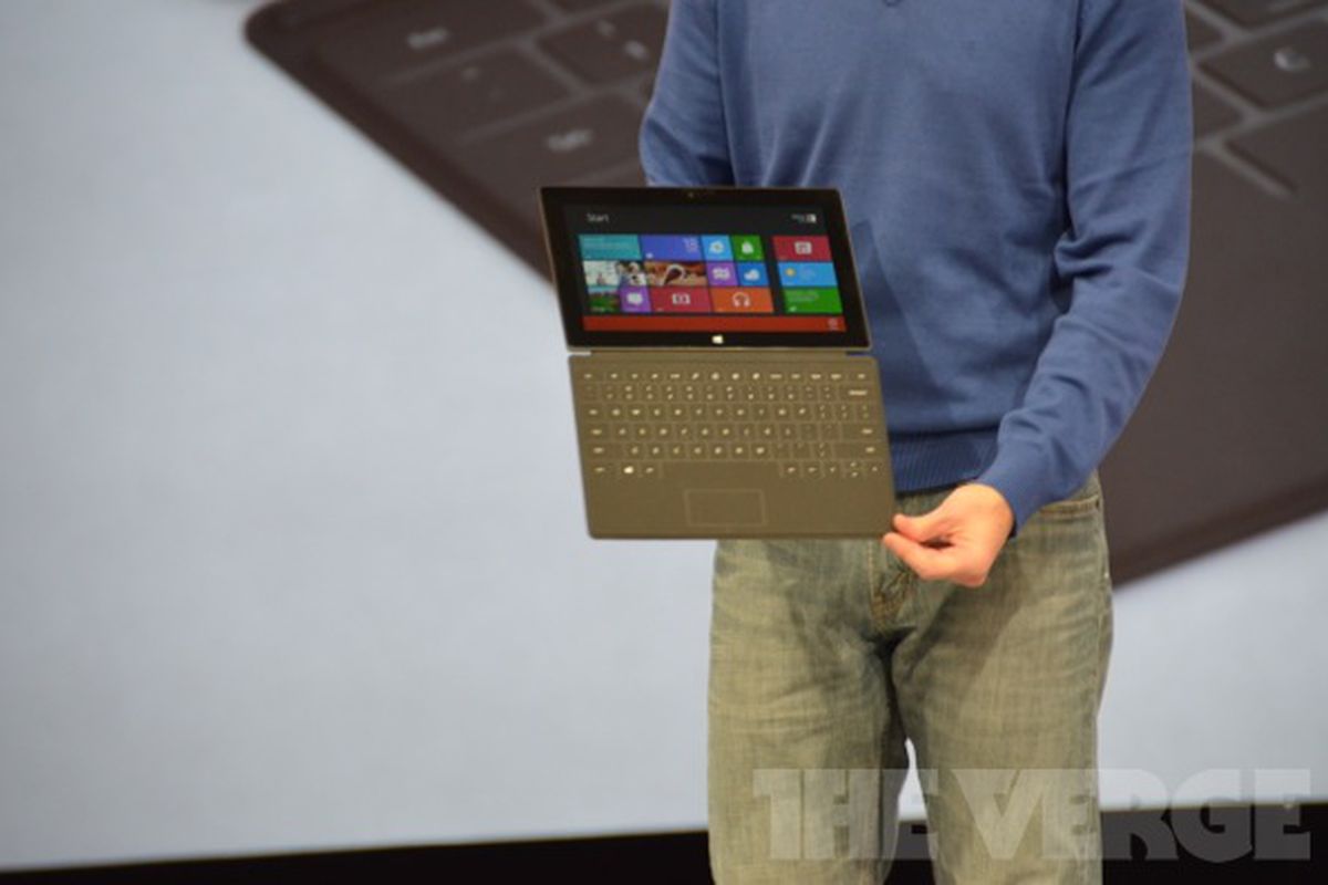 Gallery Photo: Microsoft Surface multitouch keyboard liveblog photos