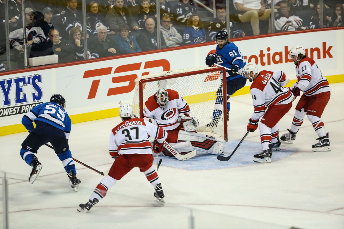 NHL: Carolina Hurricanes at Winnipeg Jets