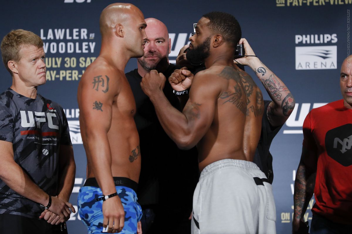 Robbie Lawler and Tyron Woodley will battle in the UFC 201 main event Saturday night.