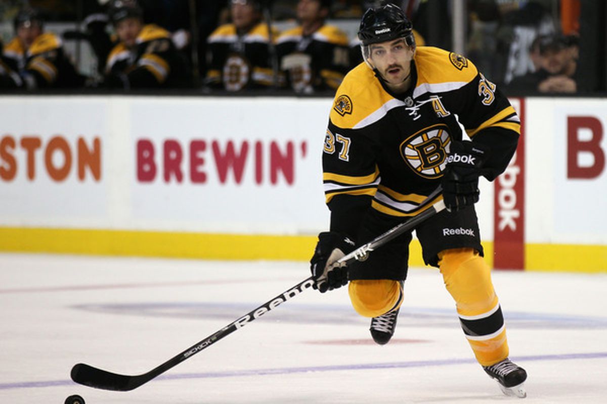 Patrice Bergeron's contributions to the Bruins are often the difference between two points and none.