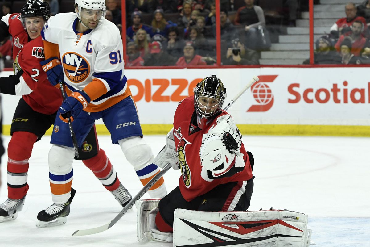 NHL: New York Islanders at Ottawa Senators