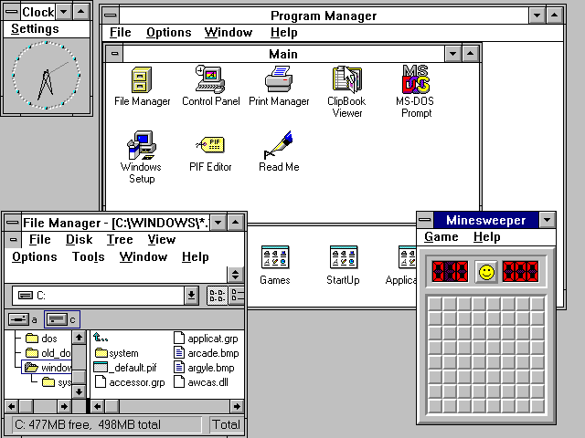 Visual history of Windows