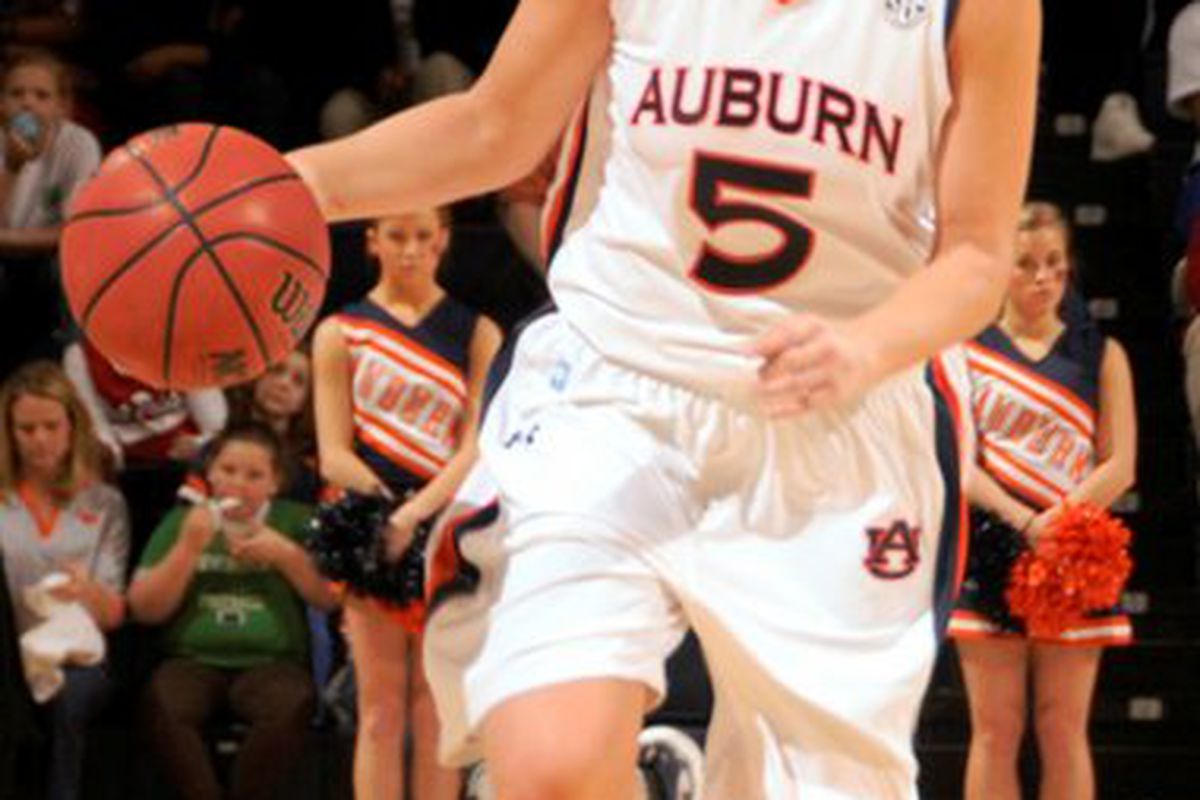 Ali Smalley was the Tigers' leadind scorer in Auburn's loss to Toledo in second round of WNIT.