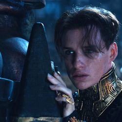 EDDIE REDMAYNE as Balem Abrasax in Warner Bros. Pictures' and Village Roadshow Pictures' "JUPITER ASCENDING," an original science fiction epic adventure from Lana and Andy Wachowski. A Warner Bros. Pictures release.