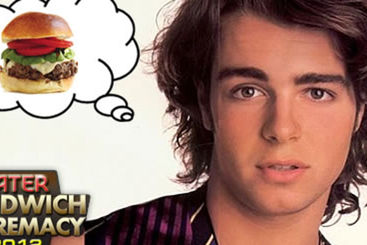 We think Joey Lawrence probably gets the Rouge Burger when he's visiting his hometown.